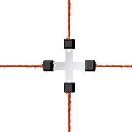 AKO Kreuzverbinder für Netze Litzclip® 3mm, Edelstahl