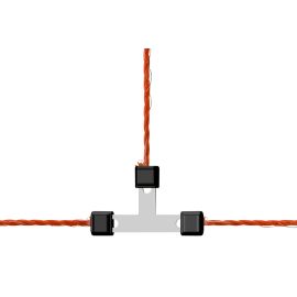 AKO T-Verbinder für Netze Litzclip® 3mm, Edelstahl