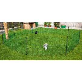 Kaninchennetz, grün, ⇒ 12m, ⇑ 65cm - Einzelspitze