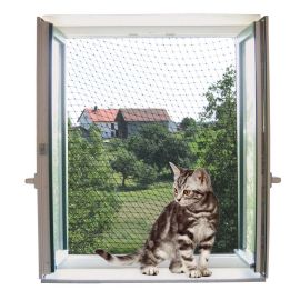 Katzenschutznetz 4 x 3 m, transparent