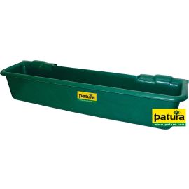 Patura Kunststoff-Langtrog, 50 Liter, grün zum Einhängen in Rohre bis 2"
