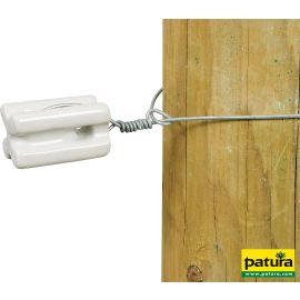 Patura Porzellan-Zugisolator, für hohe Zugkraft (Eimer mit 50 Stück)