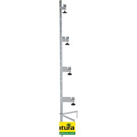 Patura Spezial-Montagepfahl, für 4 Haspeln Zaunhöhe bis 1,35 m