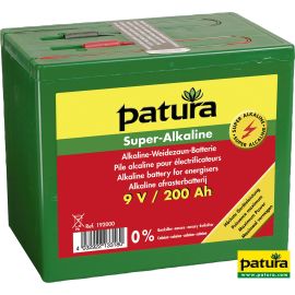 Patura Super-Alkaline Weidezaun-Batterie 9 V / 200 Ah