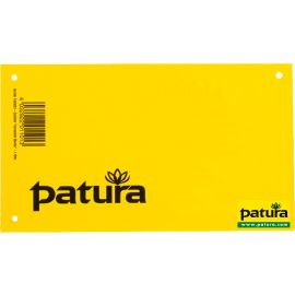 Patura Warnschild, Vorsicht freilaufender Bulle, Kunststoff -englisch-