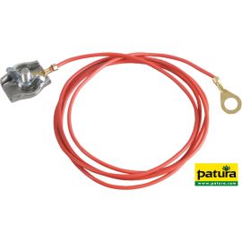Patura Zaunanschlußkabel Seil, mit Edelstahlseilklemme 8 mm Ringöse (1 Stück / Pack)