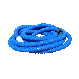Zuwa Schwimmschlauch , 38 mm - Länge 9 m, blau , mit Kst.-Muffen